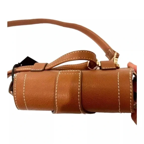 Western Vibes ✨Rachel Zoe Saddle Crossbody Bag in Cognac Brown NWT - Picture 8 of 9